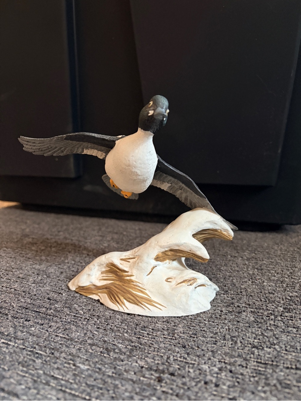 Common Goldeneye Duck Figurine
